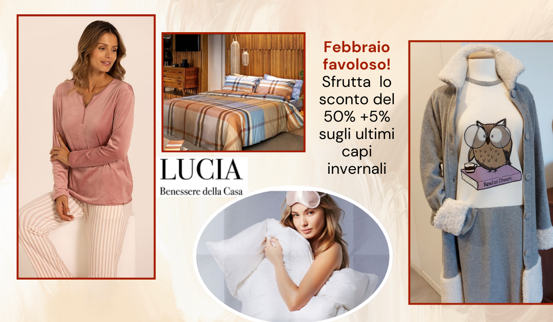 Sfrutta lo sconto del 50% + 5% sugli ultimi capi invernali!