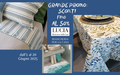 Super Promo di Giugno! Biancheria di qualità con prezzi eccezionali!