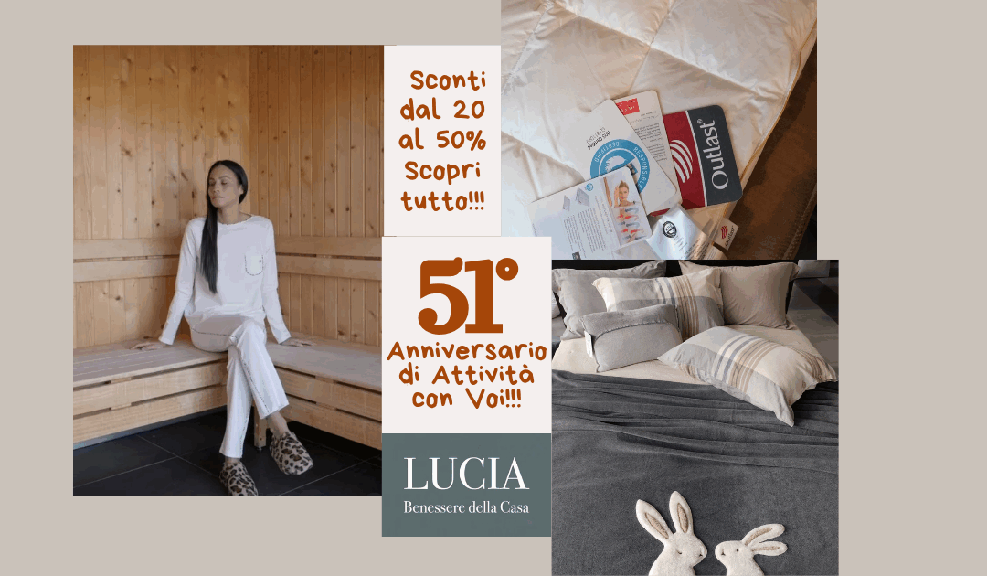 Festeggiamo i 51 anni di attività con voi!