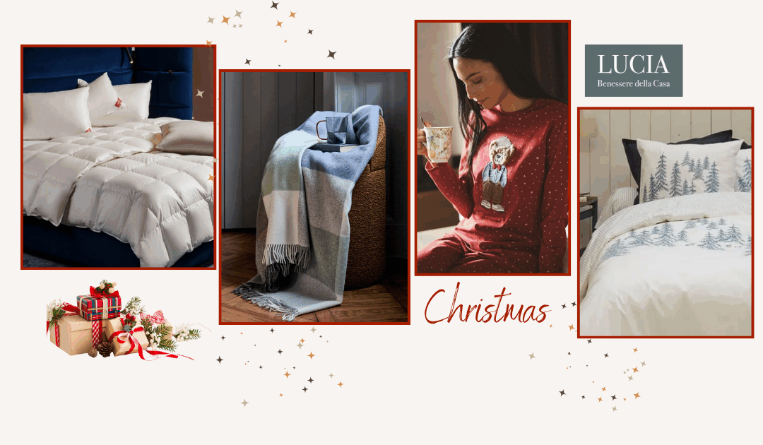 Speciale Natale: biancheria elegante per una casa che profuma di festa