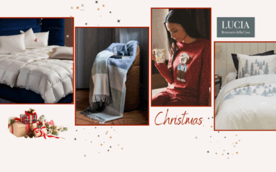 Speciale Natale: biancheria elegante per una casa che profuma di festa